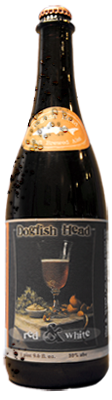 Dogfish Head Red & White 2009 beer Label Full Size