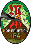 Mazama Mosaic Eruption beer Label Full Size