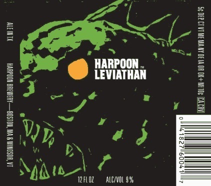 Harpoon Leviathan Big Bohemian Pilsner beer Label Full Size