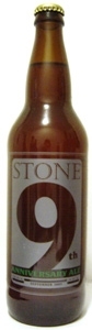 Stone 9th Anniversary Ale beer Label Full Size