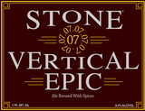 Stone Vertical Epic 07.07.07 Wine Barrel beer