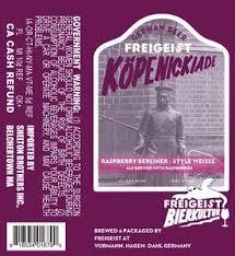 Freigeist Kopenickiade beer Label Full Size