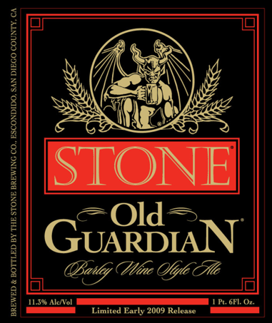 Stone Old Guardian 2004 beer Label Full Size