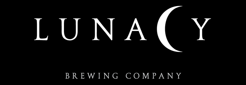 Lunacy Rocket Chocolate Peanut Butter beer Label Full Size