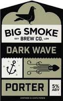 Big Smoke Dark Wave beer Label Full Size