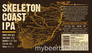 Jack Black Skeleton Coast beer Label Full Size