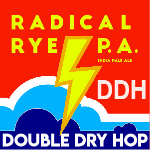 Gnarly Barley Double Dry Hopped Radical Rye beer Label Full Size