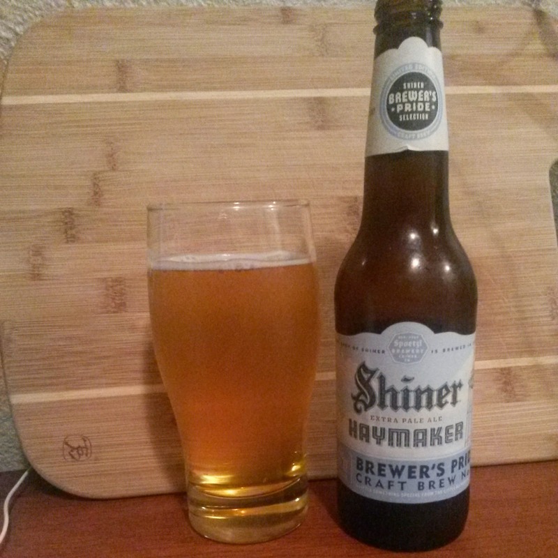 Shiner Haymaker Extra Pale Ale beer Label Full Size