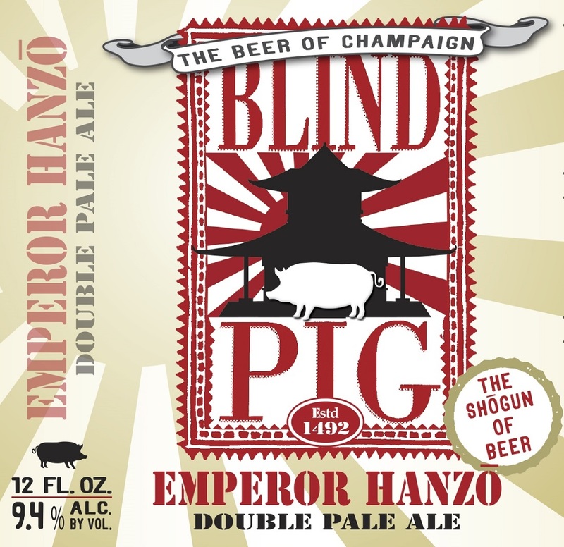 Blind Pig Emperor Hanzo beer Label Full Size