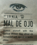 M.I.A. Mal De Ojo beer
