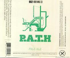 902 Path - Pale Ale True Hoboken beer Label Full Size