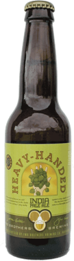Two Brothers Heavy Handed Columbus beer Label Full Size