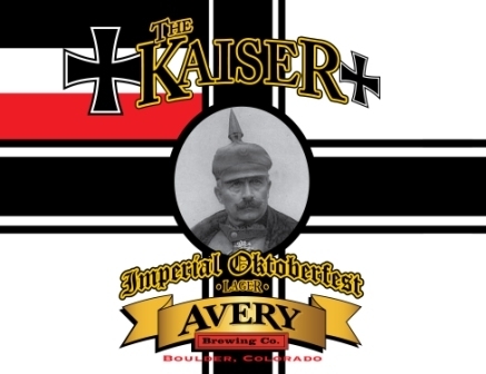 Avery The Kaiser Imperial Oktoberfest 2008 beer Label Full Size