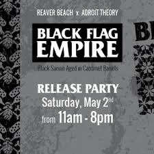 Adroit Theory + Reaver Beach Black Flag Empire beer Label Full Size