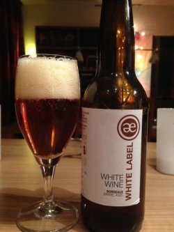 Emelisse White Label White Wine Bordeaux Barrel Aged beer Label Full Size