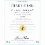 Pierre Henri Chardonnay wine