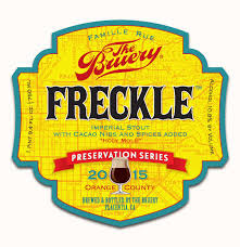 Bruery Freckle beer Label Full Size