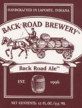 Back Road Ale beer Label Full Size