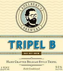 Oxfordshire Tripel B beer Label Full Size