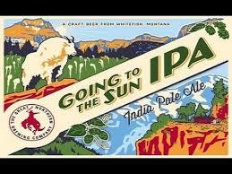 Great Northern Going To The Sun beer Label Full Size