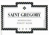 St. Gregory Pinot Noir wine