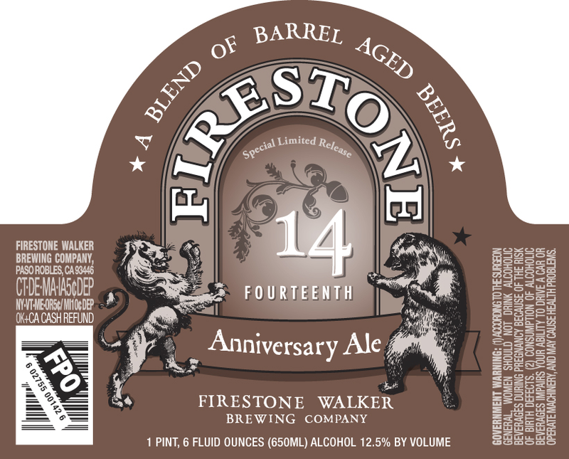Firestone Walker 14 beer Label Full Size