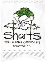 Short's American Style IPA beer Label Full Size