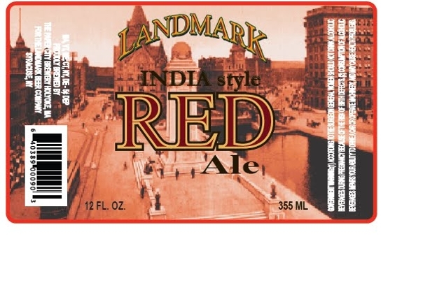 Landmark India Style Red beer Label Full Size