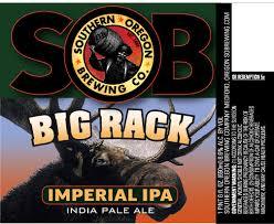 Southern Oregon Big Rack IIPA beer Label Full Size