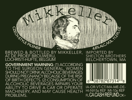 Mikkeller Czech Pilsner beer Label Full Size
