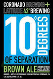 Latitude 42 Ten Degrees of Separtion beer