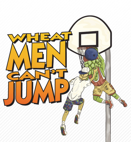 MobCraft Wheat Men Can't Jump White IPA beer Label Full Size