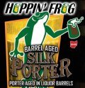 Hoppin’ Frog Rum Barrel-Aged Silk Porter beer Label Full Size