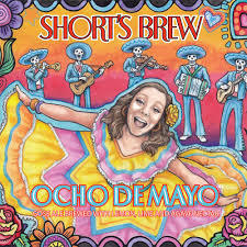 Short's Ocho de Mayo beer Label Full Size