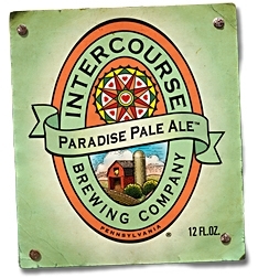 Intercourse Paradise beer Label Full Size