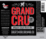 Great Divide Grand Cru beer
