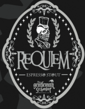 The Gentleman Scholar Requiem beer Label Full Size