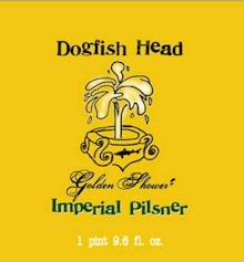 Dogfish Head Golden Era Pilsner beer Label Full Size