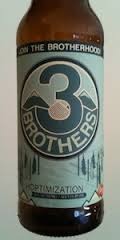 3 Brothers Hoptimization beer Label Full Size