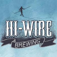 Hi-Wire Hoppy Wheat beer Label Full Size