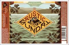 Birds Fly South Rustic Sunday beer Label Full Size