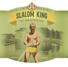 Crystal Lake Slalom King w/ Galaxy beer Label Full Size