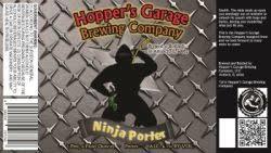 Hopper's Garage Ninja beer Label Full Size