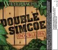 Weyerbacher Double Simcoe IPA Small Pour beer Label Full Size