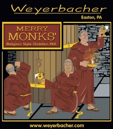 Weyerbacher Merry Monk's 2007 beer Label Full Size