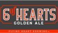 Flying Heart 6 of Hearts beer Label Full Size