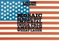 Evil Twin Mosaic Single Hop IPA American Wheat Lager beer Label Full Size