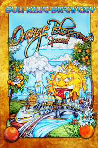 Sun King Orange Blossom Special beer Label Full Size