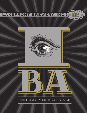 Lakefront India Style Black Ale beer Label Full Size