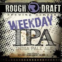 Rough Draft Grapefruit Weekday IPA beer Label Full Size